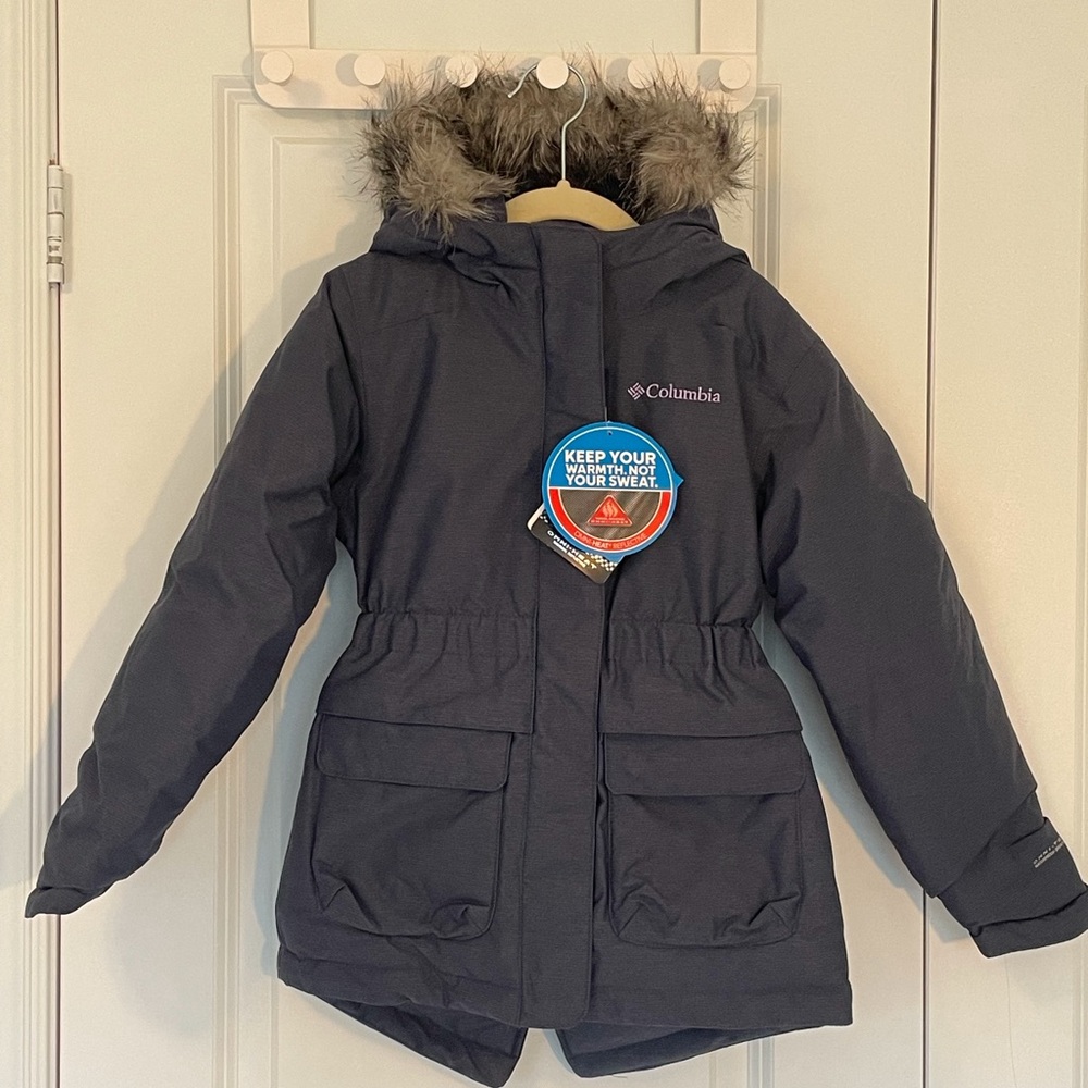 NWT Columbia Girls’ Nordic Strider Jacket in XXS (4/5) Blue/Grey